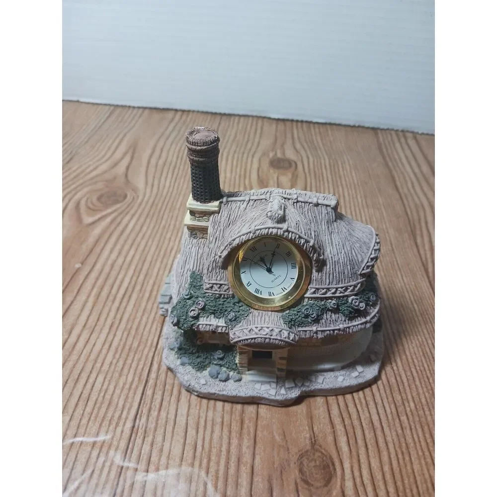 Vintage Cottage Clock Miniature Decorative Timepiece Rustic Home Decor